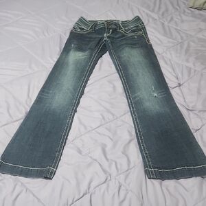 Hydraulic Dark Blue Flare Jeans